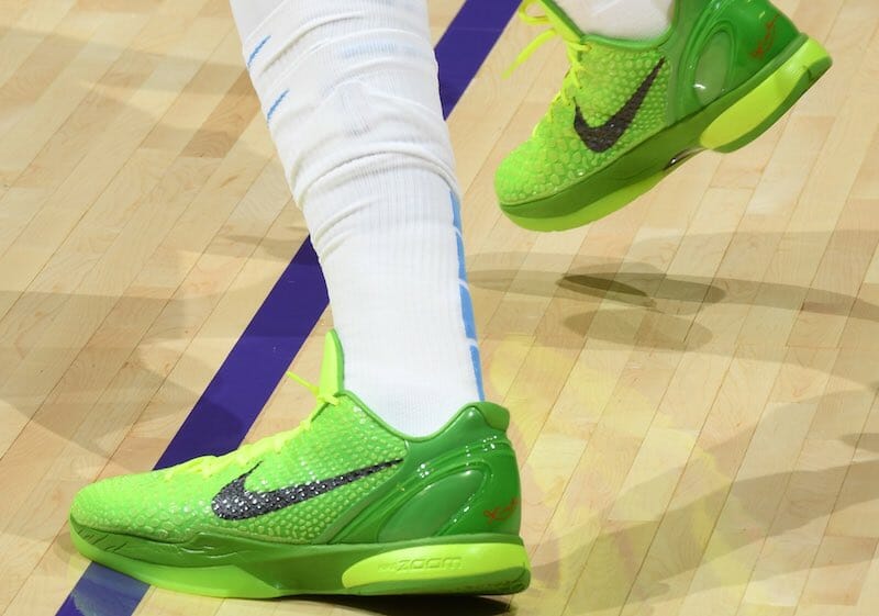 Lakers News Anthony Davis Calls Nike Kobe 6 Grinch Best Christmas Shoe SportsCity